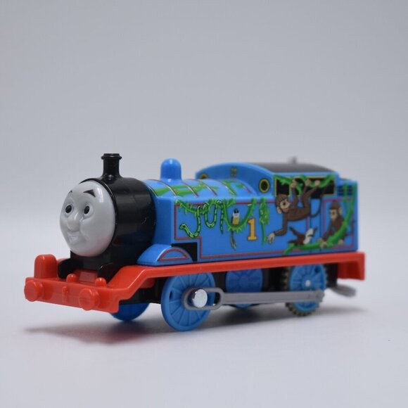 Thomas & Friends Trackmaster Monkey Palace Working Mattel Number 1 Blue 2013 - Picture 1 of 7
